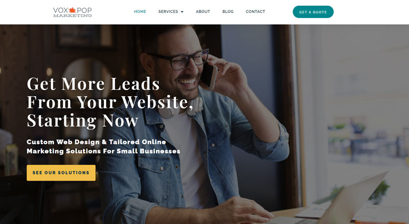 How to Your Website for Lead Generation - Vox Pop Marketing