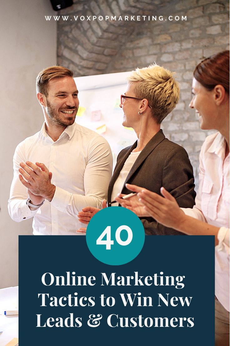 40 smart digital marketing tactics to help you get more web traffic, convert leads and grow your small business