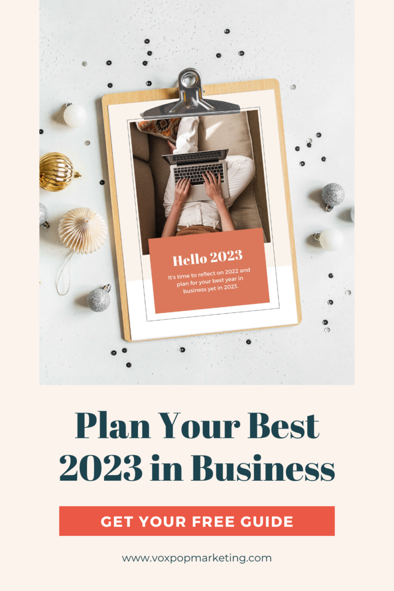 plan your 2023 business goals